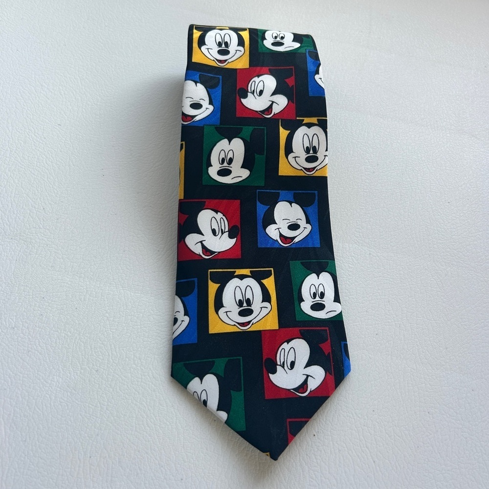 Disney Vintage Mickey Mouse Neck Tie Made In USA